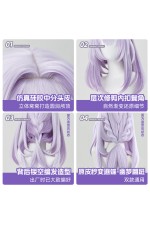 1/3 Delusion Honkai Star Rail HSR Castorice Purple Cosplay Wig